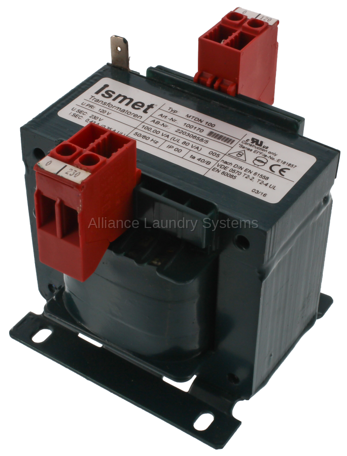 Alliance #SP516722 TRANSFORMER ISMET CSTN100,120/230V - Commercial