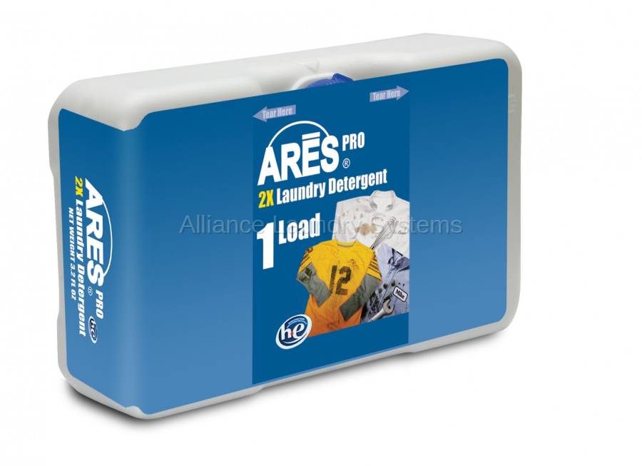 Ares Liquid Coin Laundry Detergent Vend Size (3.2 oz Blue) - Laundromat