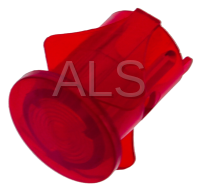 Wascomat Parts - Wascomat #763180201 Washer LENS,RED-FOR IN USE LAMP