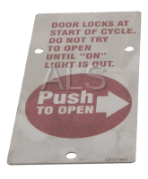 Milnor Parts - Milnor #031441 COVER, PUSH ILOC