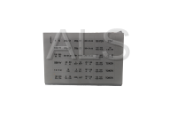Alliance Parts - Alliance #38725 Washer/Dryer PAPER COIN IDENTIFICAT