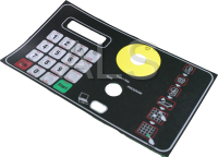 Unimac Parts - Unimac #F9001561R2 Washer OVERLAY KEYPAD WE-8 UX/SX