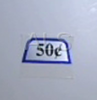 ESD Parts - ESD #111016-50 STICKER,HNDL V-5/8 .50