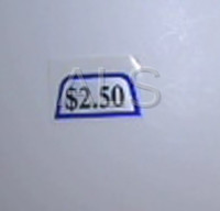 ESD Parts - ESD #111016-250 STICKER,HNDL V-5/8 2.50