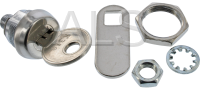 Wascomat Parts - Wascomat #098760 Washer LOCK,WITH KEY TOP PANEL C