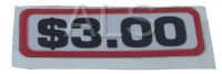 Greenwald Parts - Greenwald #00-9104-37 DECAL, $3.00 SLIDE (One Dozen Count)