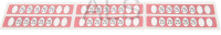 Greenwald Parts - Greenwald #00-9905-5 DECAL, V8 CASTING $1.25 (One Dozen Count)