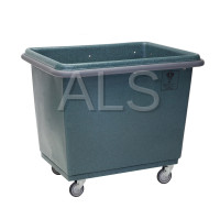 R&B Wire Products - R&B Wire #4610PTB 10 Bushel R&B Laundry Truck/Cart with Bumper