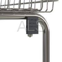 R&B Wire Products - R&B Wire #TRKR-AT-V1/4PK CARTCOP LAUNDRY CART TRACKING MOUNT, 4 PACK