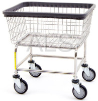 R&B Wire Products 200f-anti Antimicrobial Large Capacity Laundry Cart