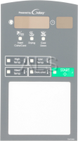 Huebsch Parts - Huebsch #70472901 Dryer OVERLAY,CONTROL KY PRP/CRD HB T30/T45