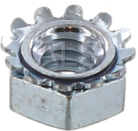 Cissell Parts - Cissell #29786 Dryer NUT HEX KEPS 1/4-20 STL