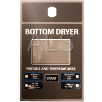 Huebsch Parts - Huebsch #431298 Dryer OVERLAY MICRO-LWR RH-HB-EC