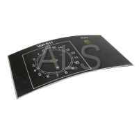 Unimac Parts - Unimac #F231050 Washer DECAL WASH DIAL LF UM