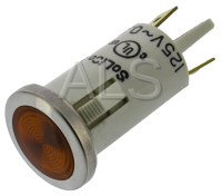 Huebsch Parts - Huebsch #F350412 Washer LIGHT RED 115 VAC 1/2HOLE