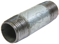 Cissell Parts - Cissell #F420107 Washer NIPPLE GALV 3/4 X 3