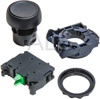 Huebsch Parts - Huebsch #F8069902P Washer KIT BUTTON BLK W/SGL NO CONT