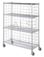 R&B Wire Products - R&B Wire #LC1836-KIT Chrome Plated Side & Back Enclosure Panels for 18" Wide Units (4 each)
