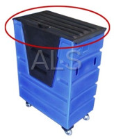R&B Wire Products - R&B Wire 848LC Lockable 2-Piece Poly Cover for 848 Bulk Truck, Black