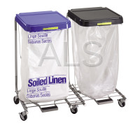 R&B Wire Products - R&B Wire #694 Double Medium Duty Hamper w/Foot Pedal