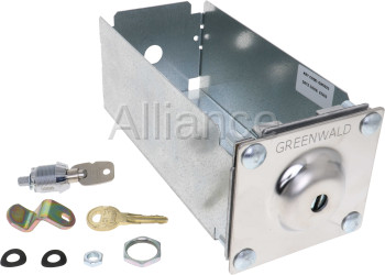 Alliance #CK043 KIT HIGH CAPACITY BOX, LOCK & KEY - Commercial