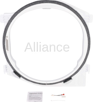 Speed Queen #D515544WP Washer/Dryer ASSY FRT BULKHEAD-MS/LIGHT-WHT