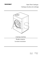 Diagrams, Parts and Manuals for Wascomat EX618cl Washer