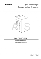 Diagrams, Parts and Manuals for Wascomat FL74 Washer