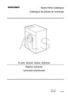 Diagrams, Parts and Manuals for Wascomat S28/244 Washer