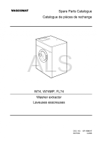 Diagrams, Parts and Manuals for Wascomat W74 Washer