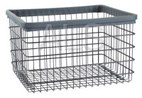 Laundry Supplies - Laundry Carts & Baskets - R&B Wire Products - R&B Wire #G/D7 Deluxe Basket for 300 Series Cart, Dura-Seven