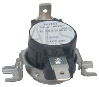 Residential Laundry Parts - Residential ERP Laundry Parts - ERP Laundry Parts - #ER303396 Dryer Thermostat - Replacement for Whirlpool 303396