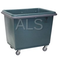 Laundry Supplies - Laundry Hampers and Racks - R&B Wire Products - R&B Wire #4614PTB 14 Bushel Poly Truck with Bumper