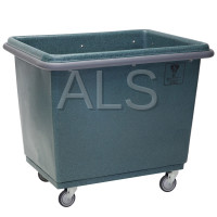 Laundry Supplies - Laundry Trucks - R&B Wire Products - R&B Wire #4618PTB 18 Bushel R&B Laundry Truck/Cart with Bumper