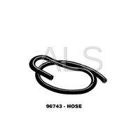 Residential Whirlpool Washer Parts - Residential Whirlpool 6ALSS5233JQ1 Washer Parts - Whirlpool Parts - Whirlpool #WP96743 Washer HOSE - DISCHARGE GOOSENE