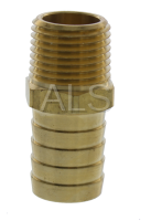 Commercial Unimac Washer Parts - Commercial Unimac UWK045D4 Washer Parts - Unimac Parts - Unimac #F8110701 Washer BARB BRS HOSE 3/4X1/2 NPT