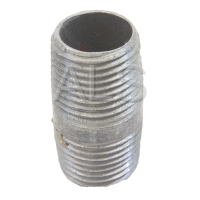 Commercial IPSO Washer Parts - Commercial Ipso BCA060NL Washer Parts - IPSO Parts - Ipso #70435601 Washer/Dryer NIPPLE PIPE 1/2 X 1.50 BLKIRON