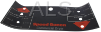 Commercial Speed Queen Dryer Parts - Commercial Speed Queen SSGSXAGS113TQ01 Dryer Parts - Speed Queen Parts - Speed Queen #D514371 Dryer OVERLAY,STK DRY/DRY FC HYBRID-SQ