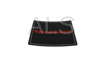 Alliance #39564 Dryer OVERLAY NAMEPLATE SQ BL COVER