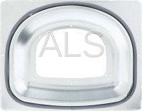 Commercial Huebsch Dryer Parts - Commercial Huebsch HSGLXFGW091CW01 Dryer Parts - Huebsch Parts - Huebsch #D516509 Washer/Dryer ASSY DOOR LINER & SEAL- GALV WINDOW
