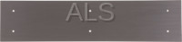 Commercial Unimac Dryer Parts - Commercial Unimac UH025E Dryer Parts - Unimac Parts - Unimac #70117602 Dryer PLATE KICK GREY 27.60 25/30