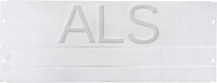 Commercial Unimac Dryer Parts - Commercial Unimac UUT45R Dryer Parts - Unimac Parts - Unimac #70627901 Dryer BRKT,REAR GUARD UPPR T45 TPS