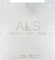 Huebsch #F8433301 Washer TEMPLATE, FRAME (C20)