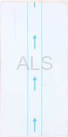 Commercial IPSO Washer Parts - Commercial Ipso IY135_EVOLIS_ELITE Washer Parts - IPSO Parts - Ipso #SP557631 Washer SIDE PANEL FIGHT COMPLETE STAINLESS FX10