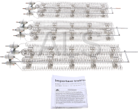 Commercial Unimac Dryer Parts - Commercial Unimac UA055E Dryer Parts - Unimac Parts - Unimac #44391003 Dryer KIT, ELECTRIC HEAT CONVERSION 55