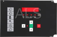 Commercial Alliance Dryer Parts - Commercial Alliance CA200N Dryer Parts - Alliance Parts - Alliance #70504901 Dryer OVERLAY,CONTROL RE C/B/I RED 25-200