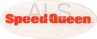 Residential Speed Queen Stacked Washer and Dryer Parts - Residential Speed Queen LTGE5ASP095CW01 Stacked Washer and Dryer Parts - Speed Queen Parts - Speed Queen #804969 Washer/Dryer LABEL,DOMED-SPEED QUEEN