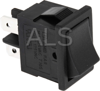 Speed Queen #203934 Washer/Dryer SWITCH,ROCKER SPST MAINT.BLK