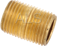 Commercial IPSO Dryer Parts - Commercial Ipso BJ075D Dryer Parts - IPSO Parts - Ipso #F421921 Dryer NIPPLE BRS 1/2XCL