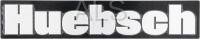 Commercial Huebsch Dryer Parts - Commercial Huebsch HRT30S Dryer Parts - Huebsch Parts - Huebsch #F8688001 Washer/Dryer DECAL,EMBOSS ALUMINUM 8"(HUEBSCH)